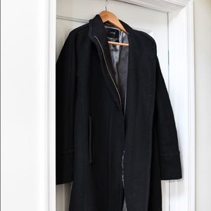 Like New Black Size 6 J.Crew Cocoon Coat